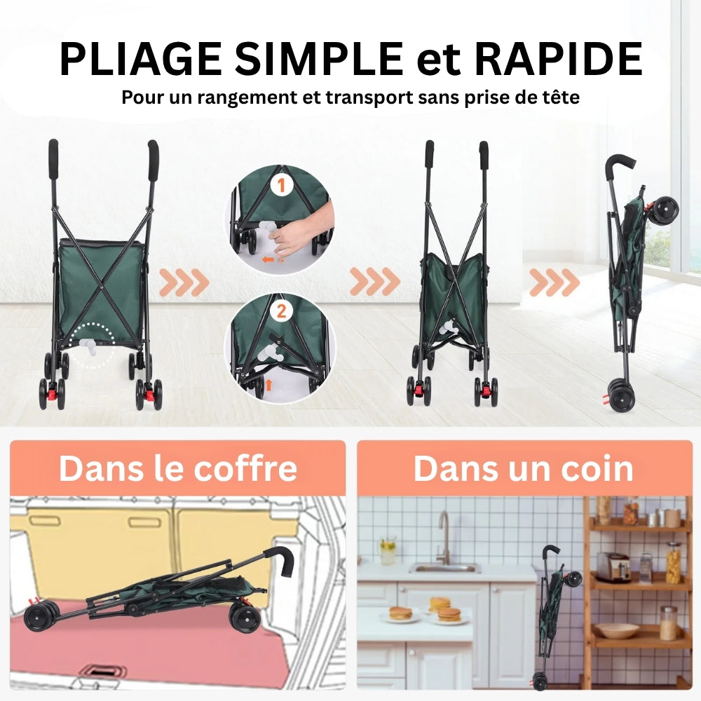 poussette-pour-chien-15-kg-rangement