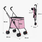 poussette-pour-chien-15-kg-rose-dimensions