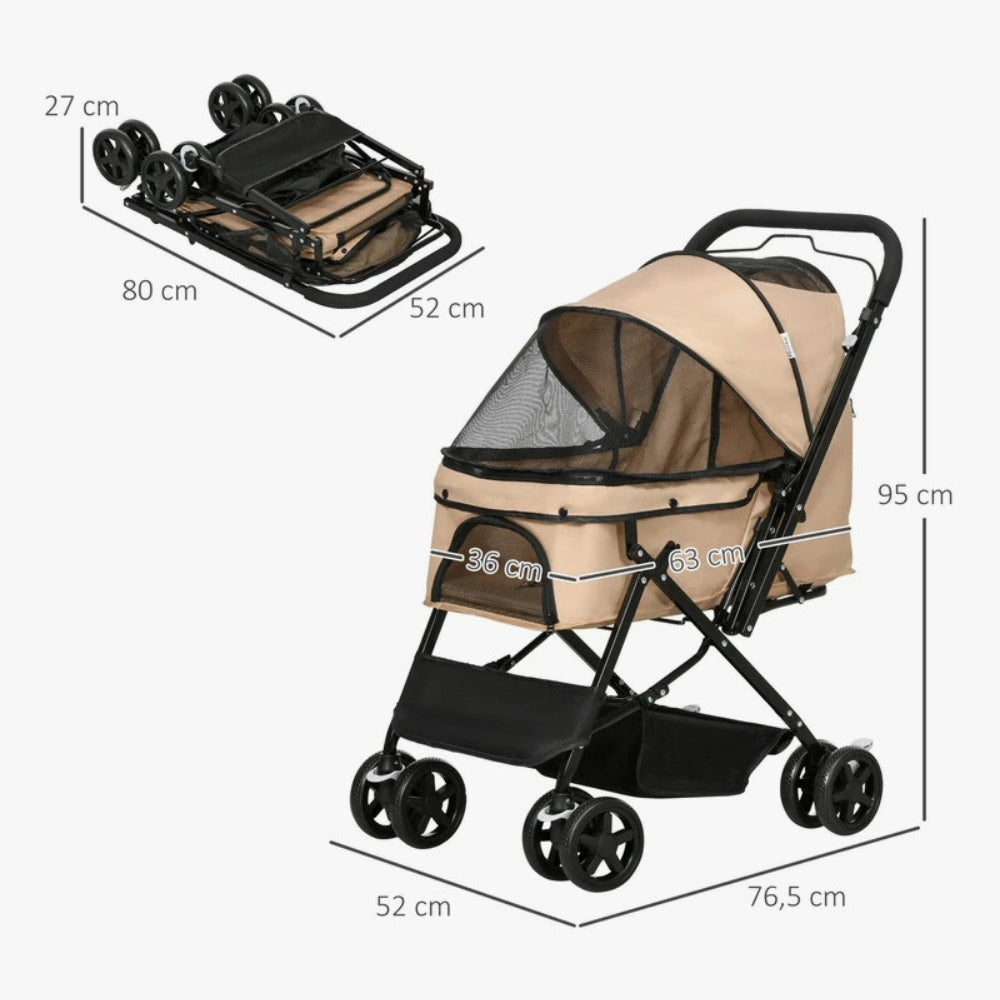 poussette-pour-chien-4-roues-dimensions
