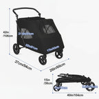 poussette-pour-grand-chien-noire-dimensions