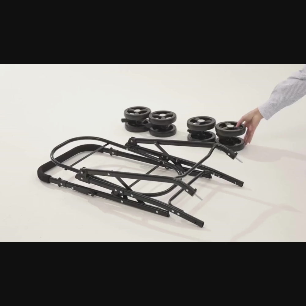 tutoriel video assemblage poussette pour chien a 2 etages