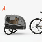 remorque-de-velo-pour-chien-grise-cote