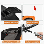 remorque-de-velo-pour-chien-orange-details