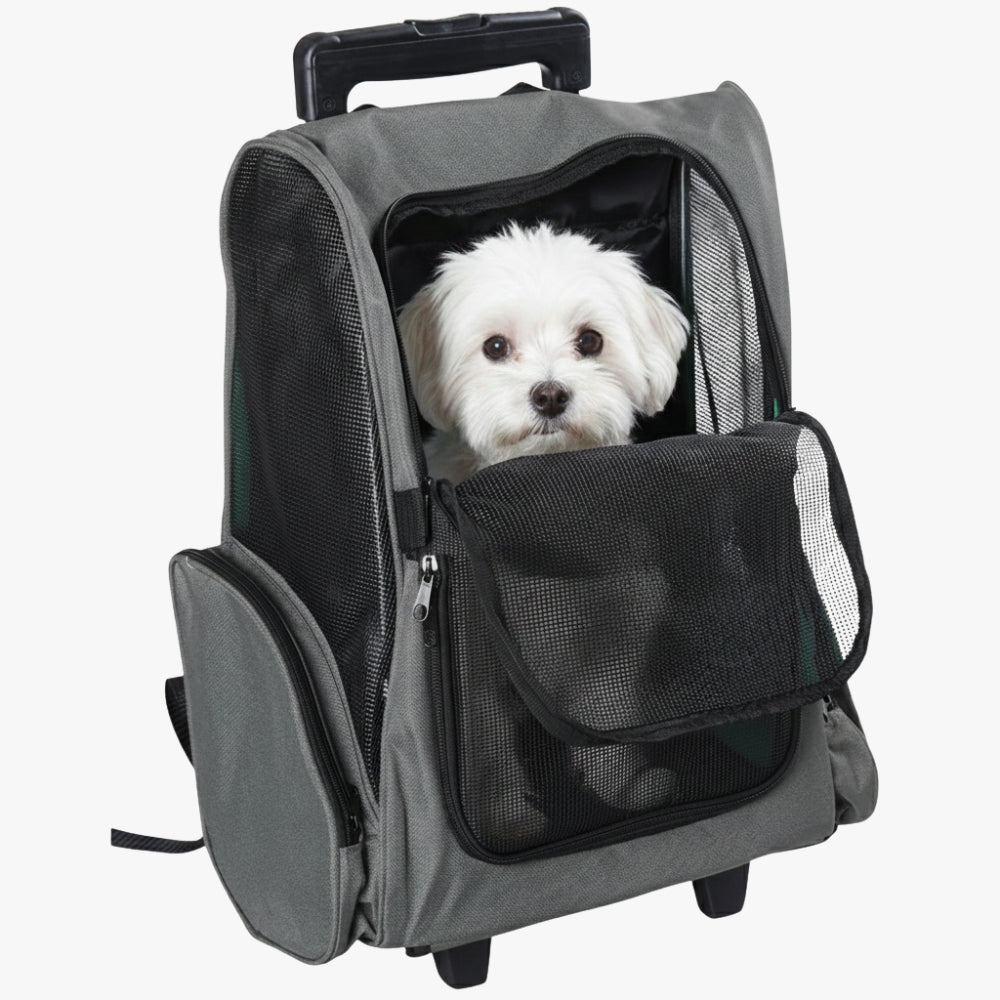 sac-a-dos-de-transport-pour-chien-roulettes-gris-ouvert