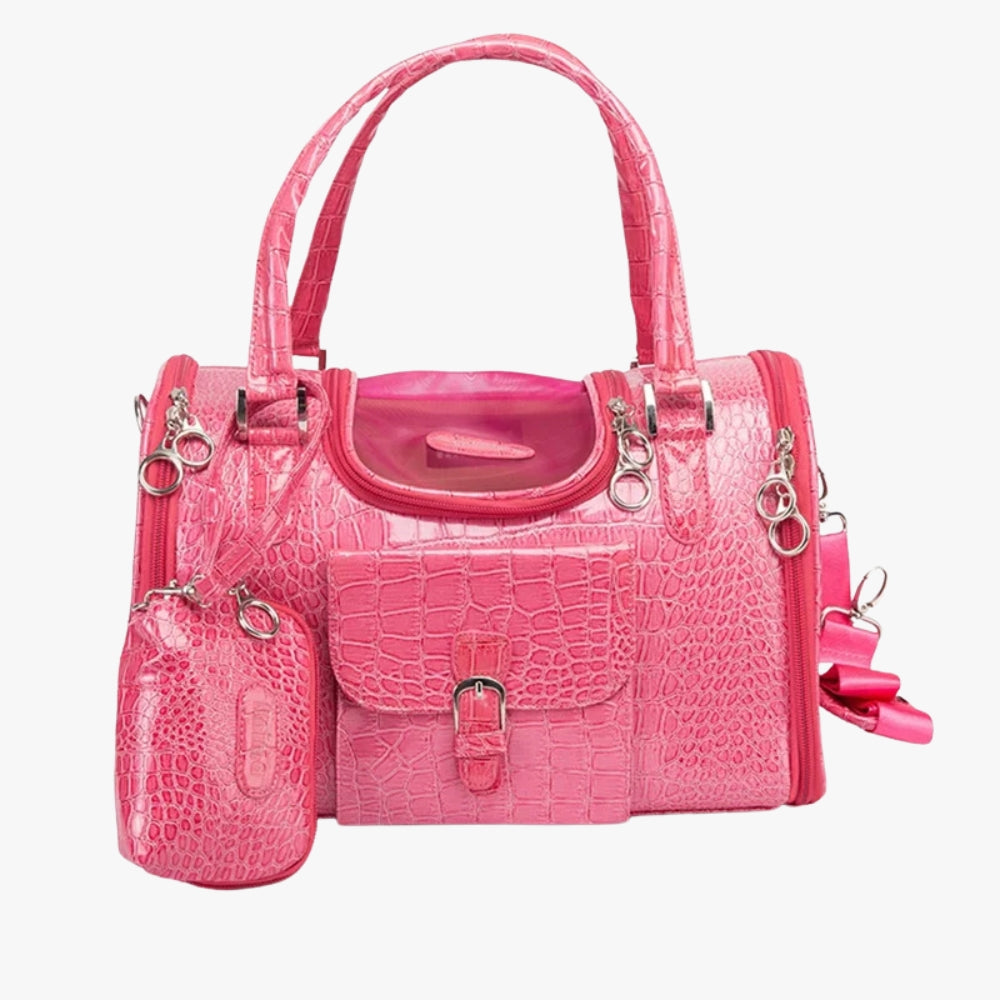 sac-a-main-pour-petit-chien-rose-vide