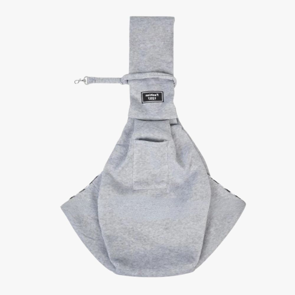 sac-banane-pour-chien-gris-vide