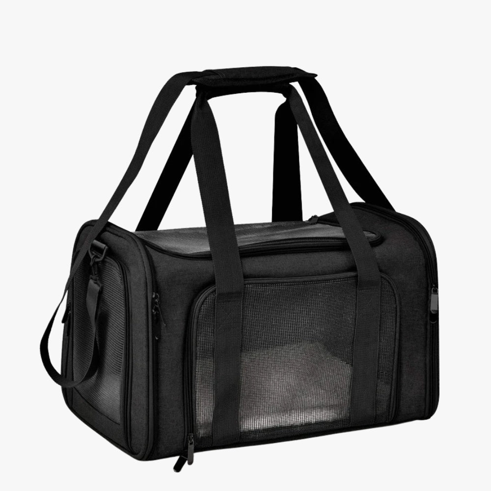 sac-de-transport-pour-chien-noir-vide