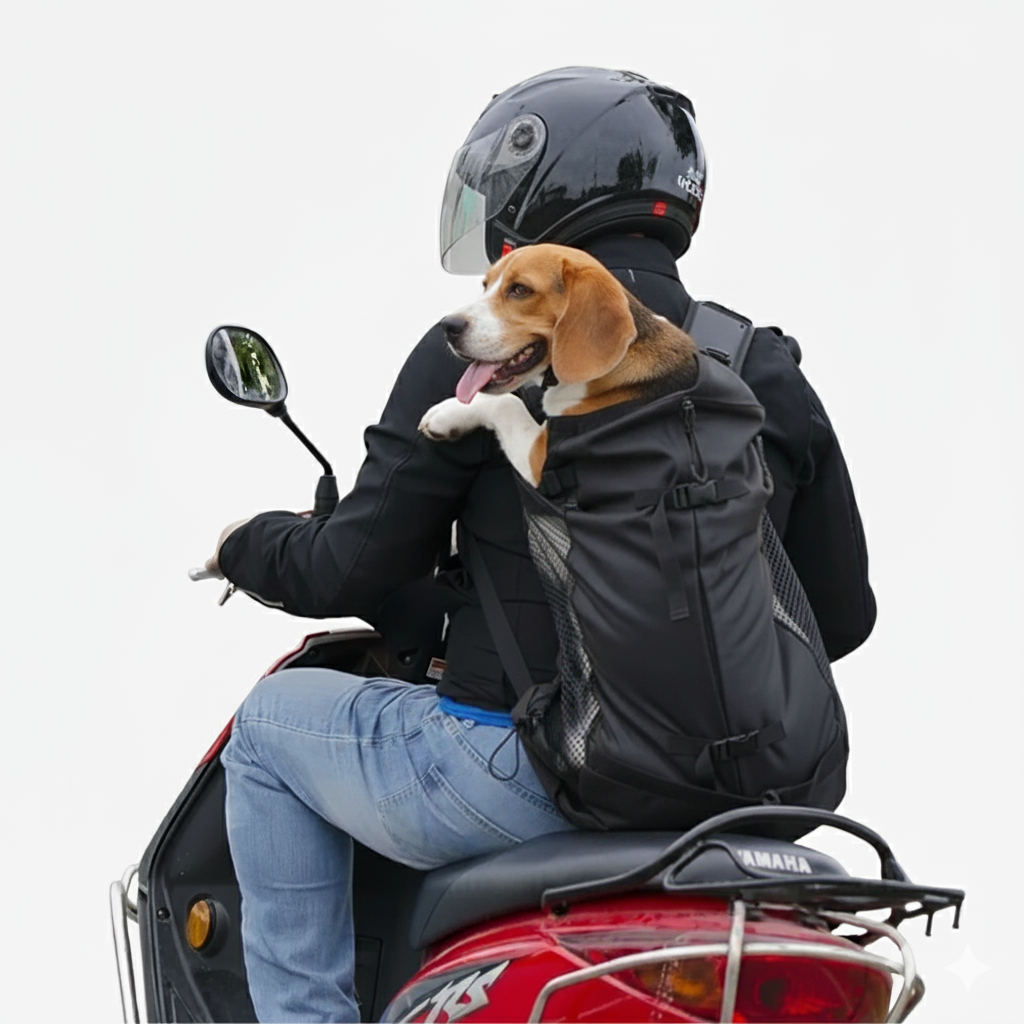 sac-dos-de-moto-pour-chien-noir
