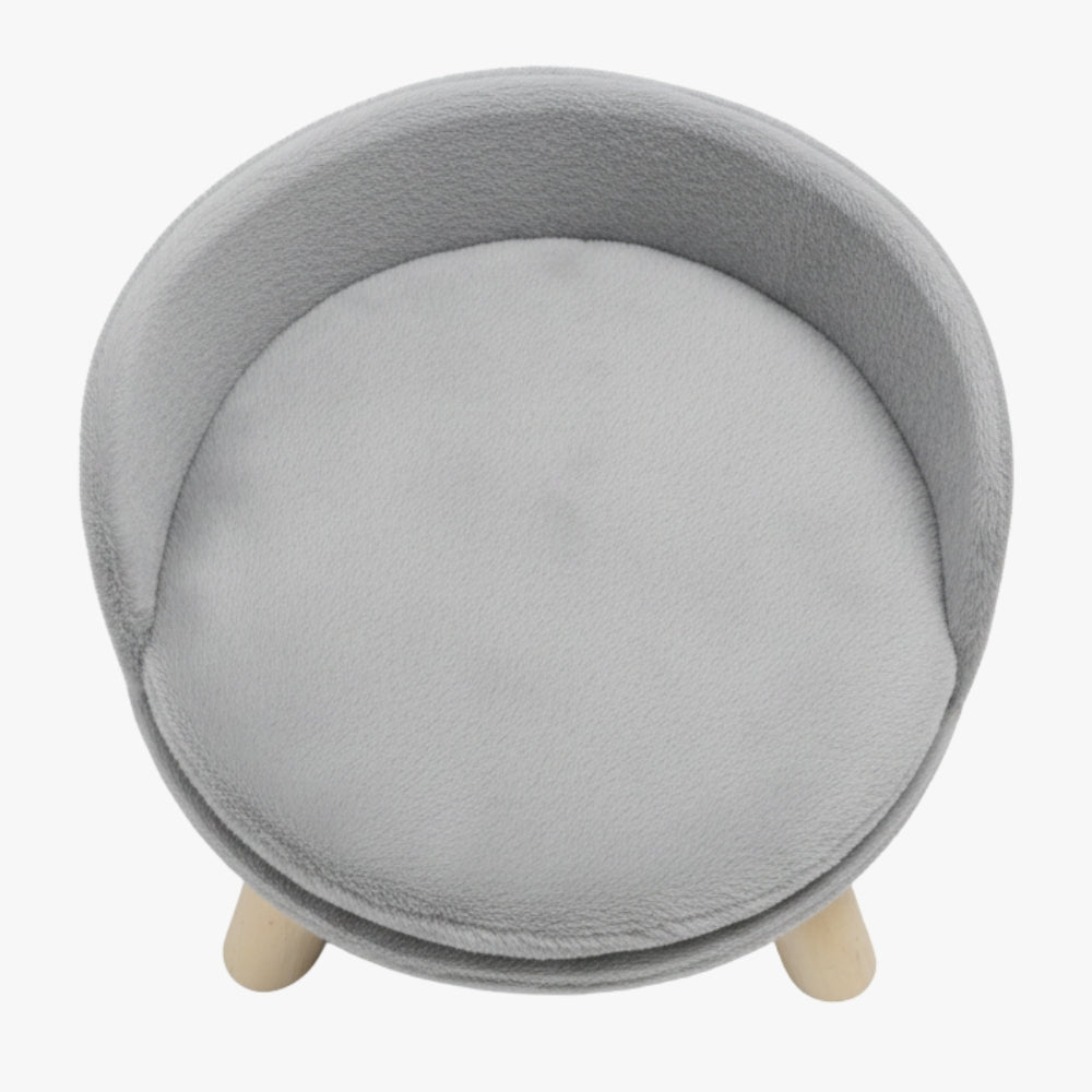 tabouret-pour-chien-gris-dessus