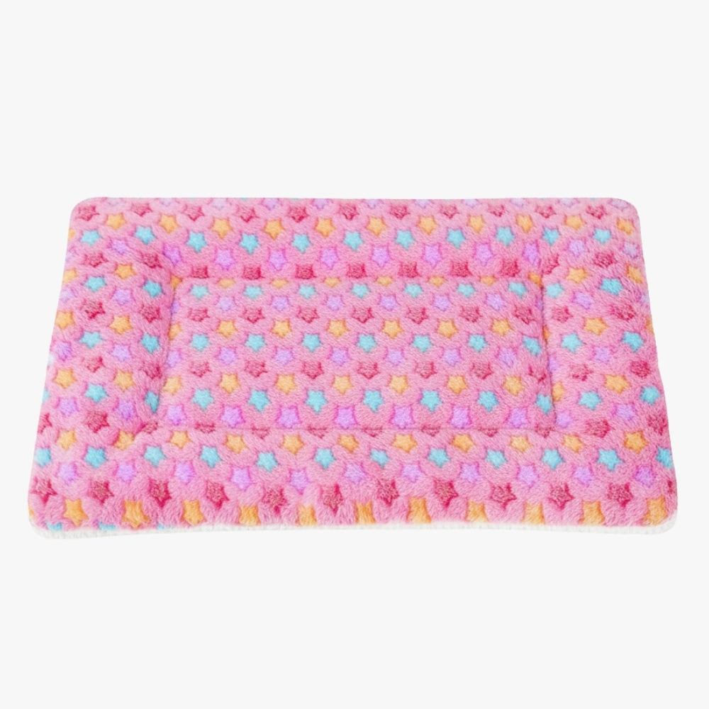 tapis-de-couchage-pour-chien-rose-dessus
