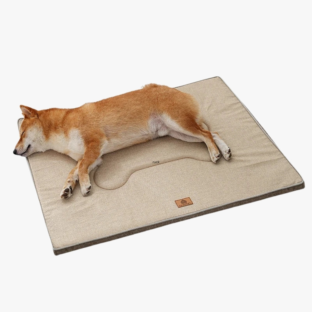 tapis-pour-chien-beige-couchage