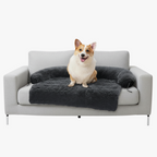 tapis-pour-chien-doux-noir-avec-rebord-canape