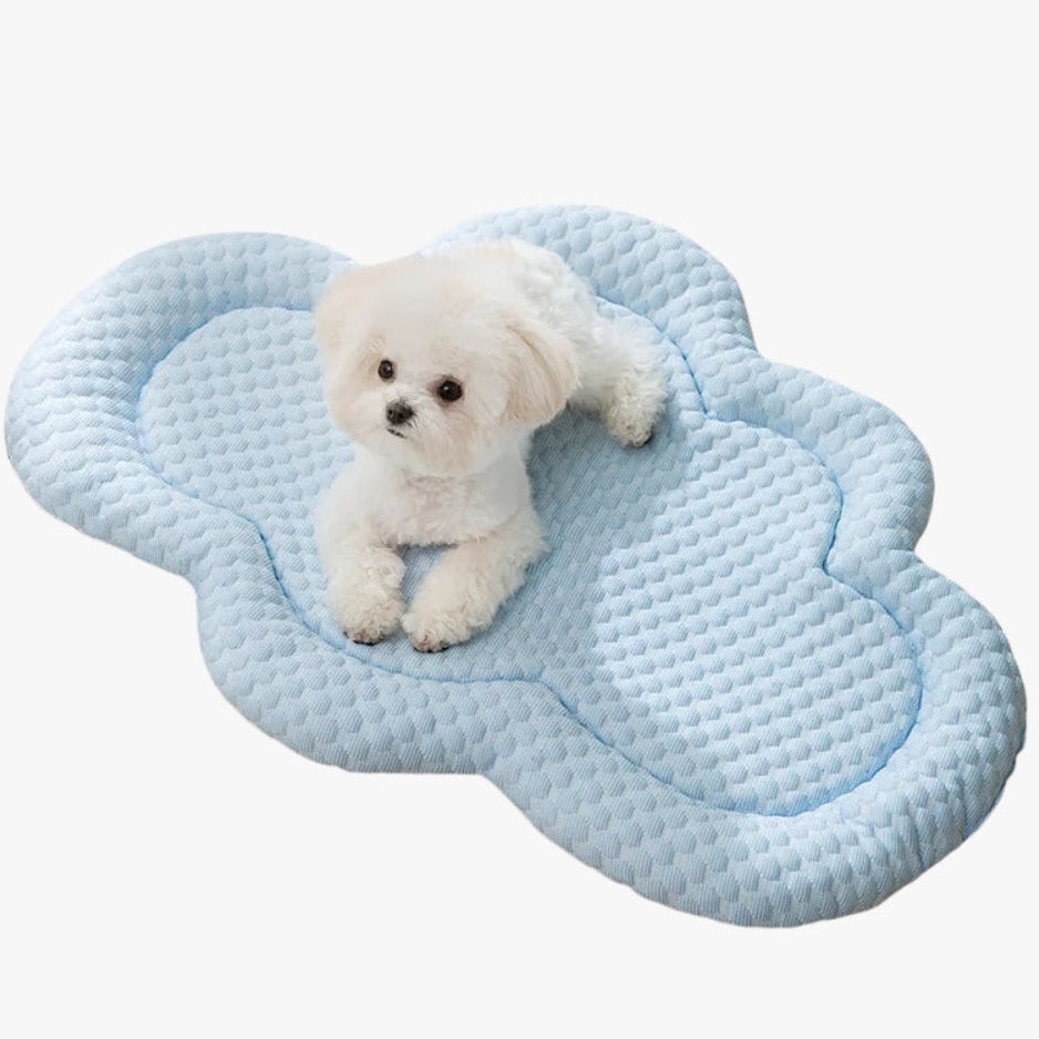 tapis-pour-chien-rafraichissant-nuage-bleu