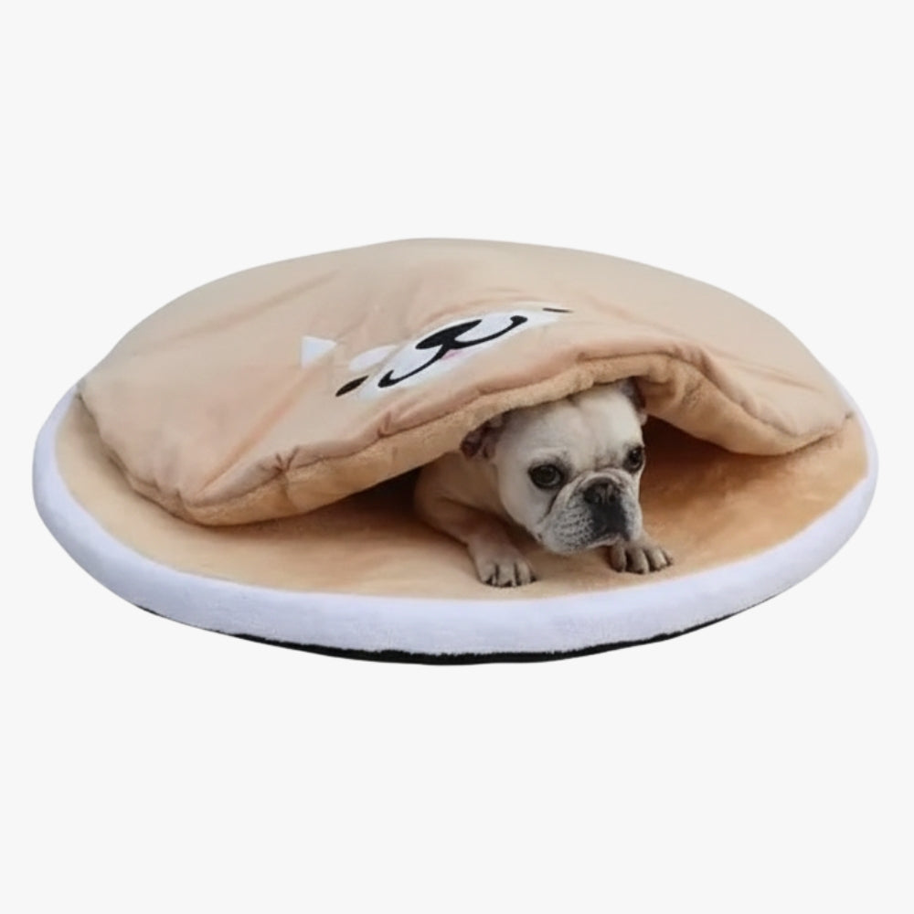 tapis-pour-chien-rond-avec-couverture-dedans