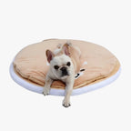 tapis-pour-chien-rond-avec-couverture-face