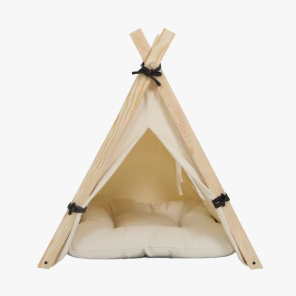 tente-interieur-pour-chien-beige-face