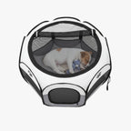 tente-pour-chien-pliable-gris-dessus