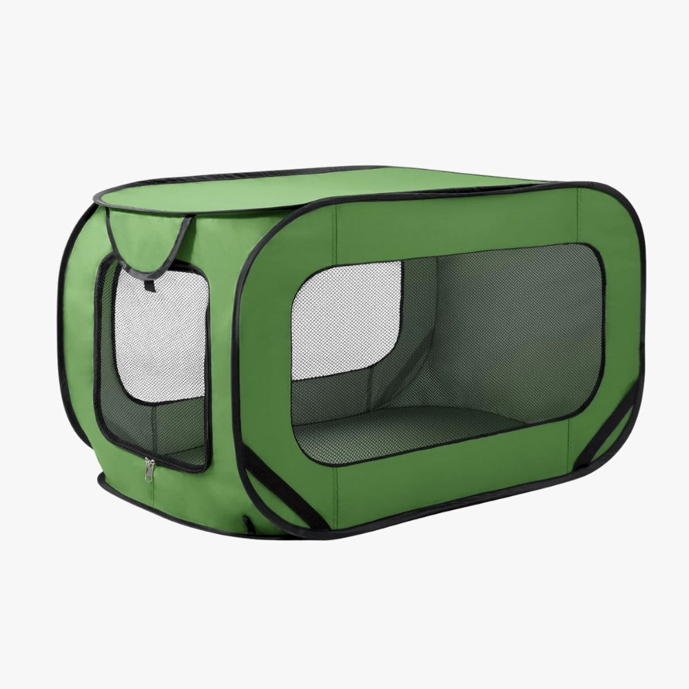 tente-pour-chien-pliable-rectangulaire-vert-vide