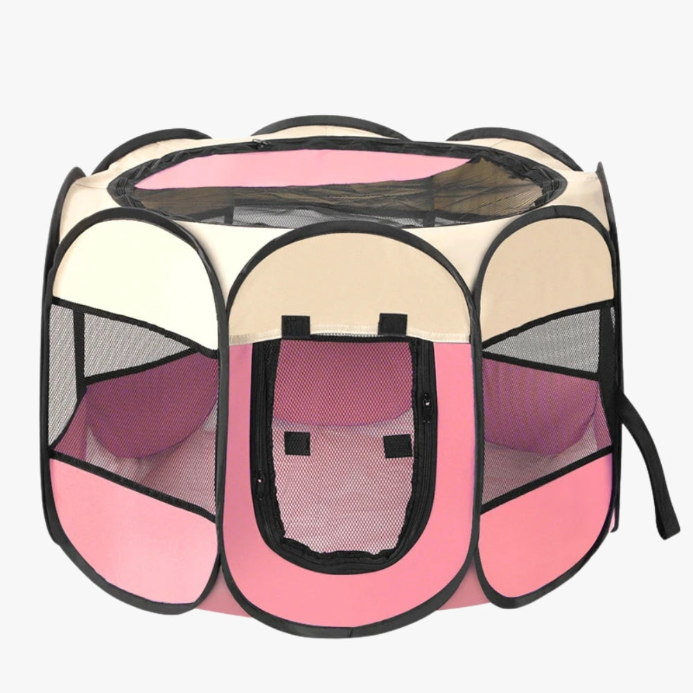 tente-pour-chien-pliable-rose-vide