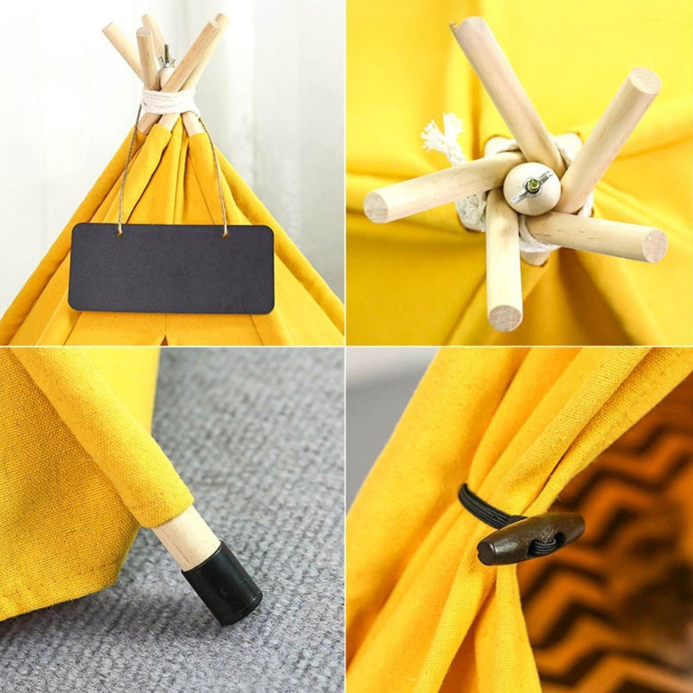 tipi-pour-chien-jaune-closeup