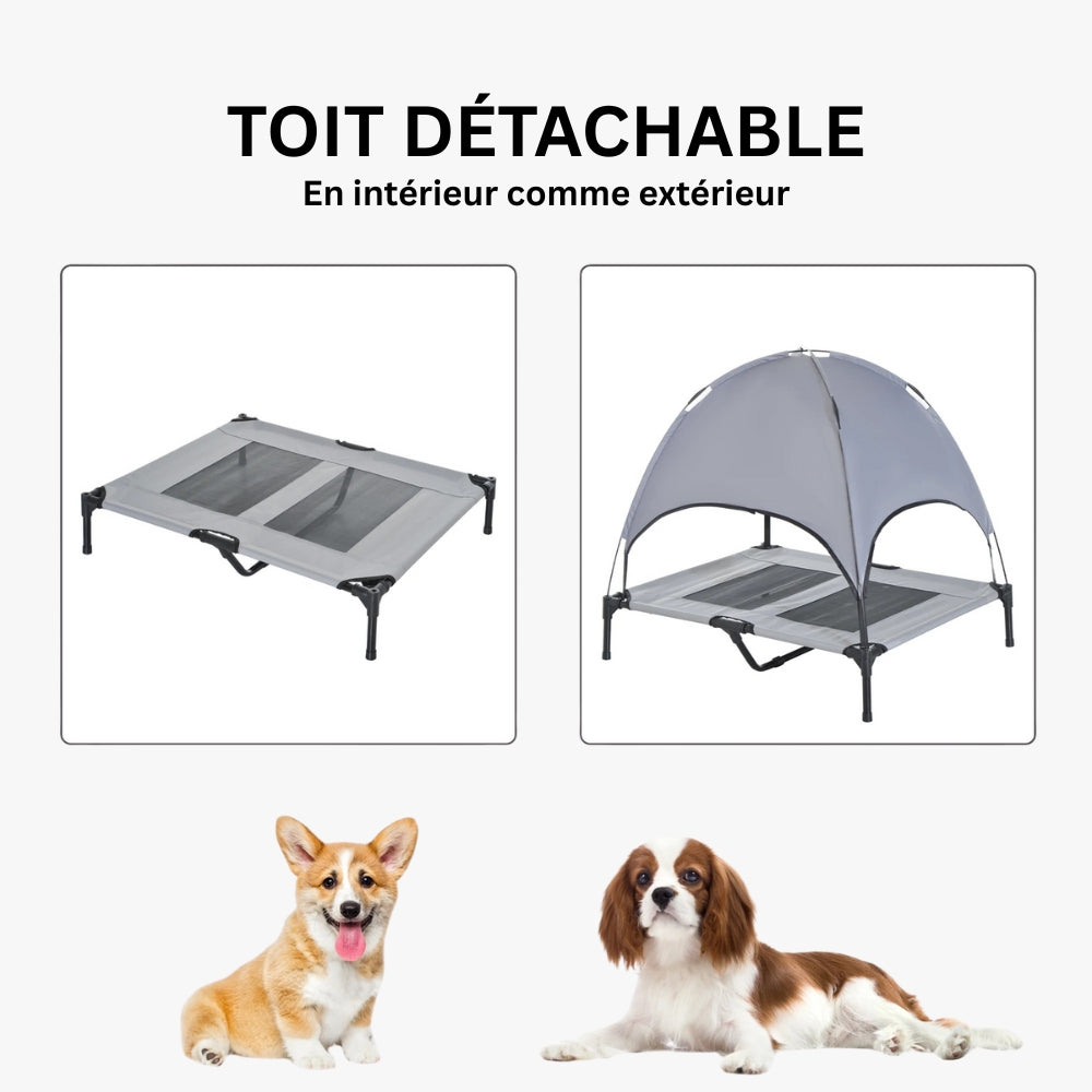 transat-pour-chien-couvert-gris-toit-detachable