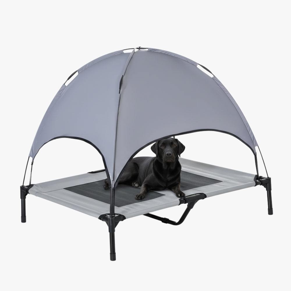 transat-pour-chien-couvert-gris